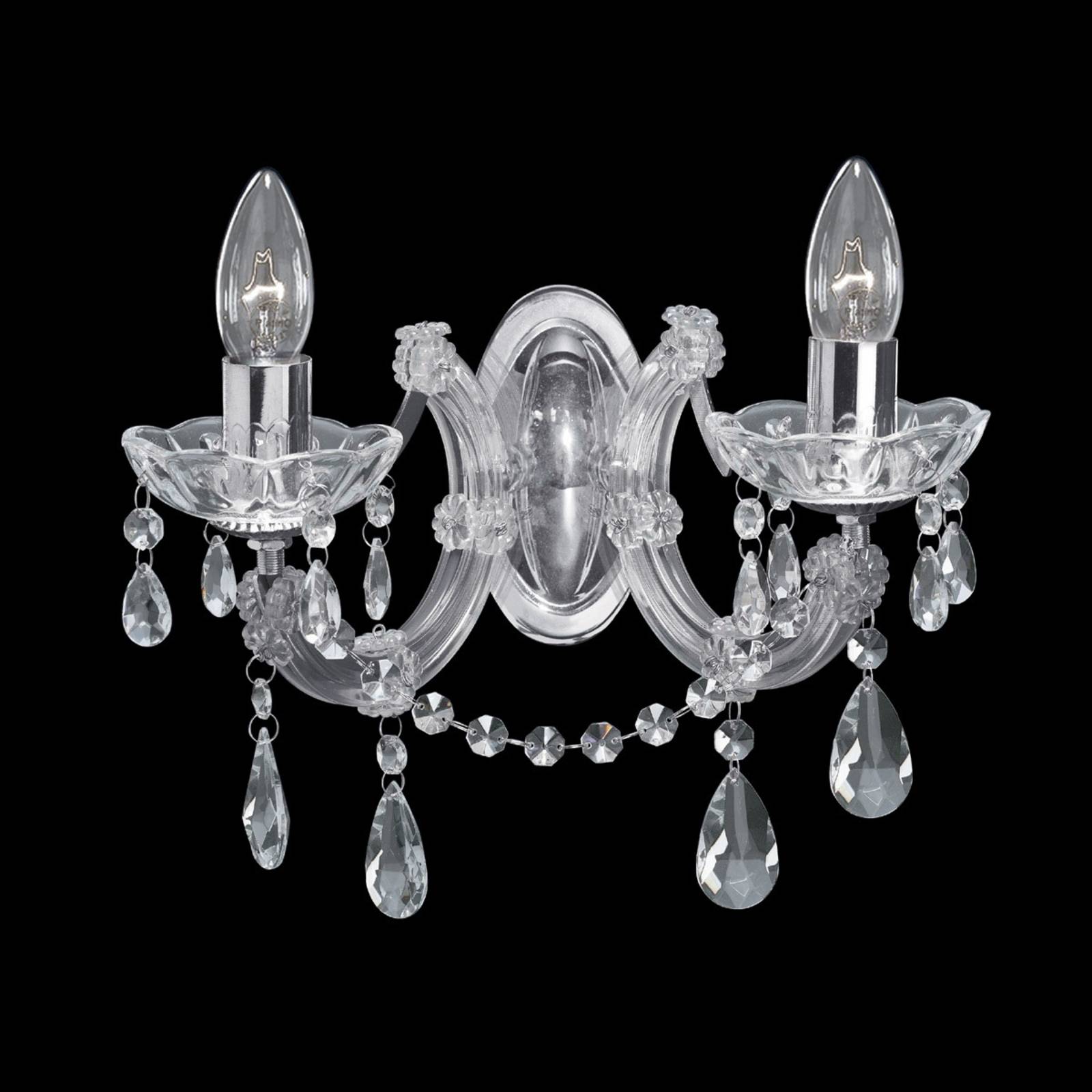 foto del prodotto searchlight marie therese classico applique, cromo