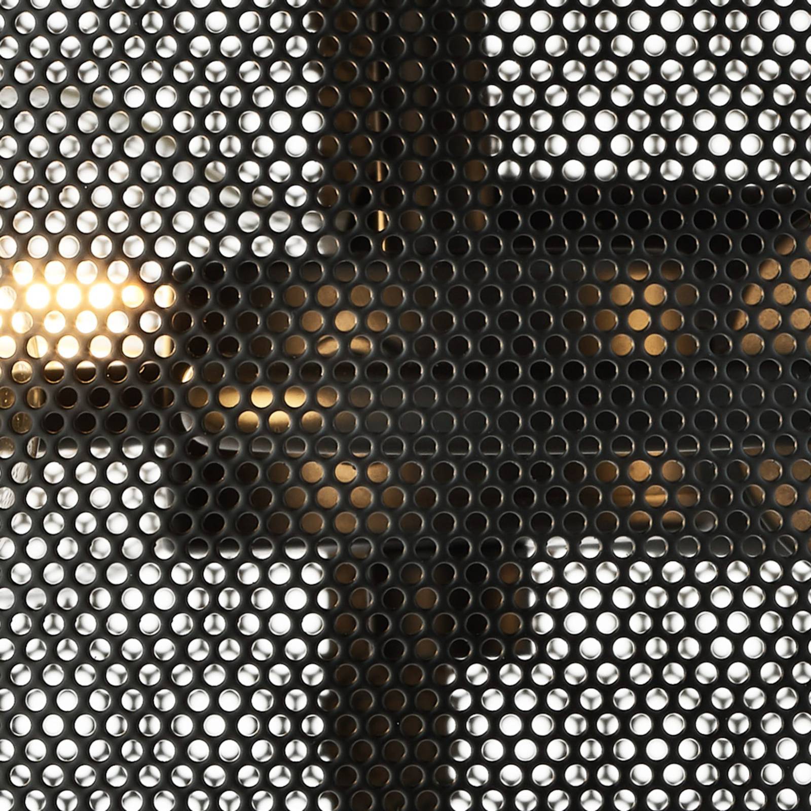 foto del prodotto searchlight plafoniera fishnet di metallo nero