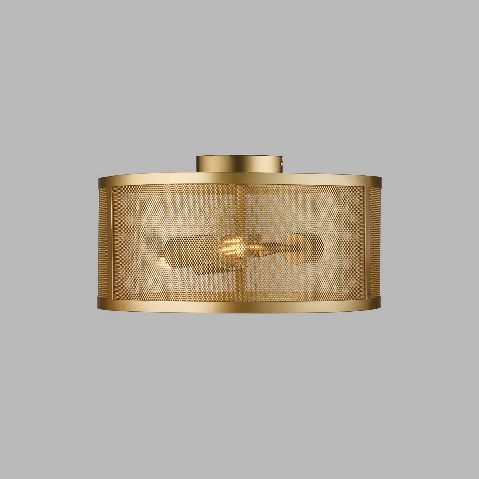 foto del prodotto searchlight plafoniera fishnet, oro, 45 cm