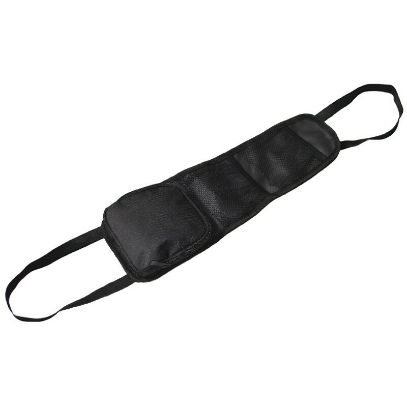 foto del prodotto seat side organizer 2pcs car organizer foldable car storage bag mesh storage bag hanging bag for cars, trucks