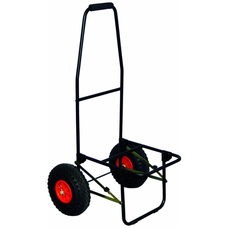 foto del prodotto seatbox trolley, carrello da pesca, colore nero shakespeare