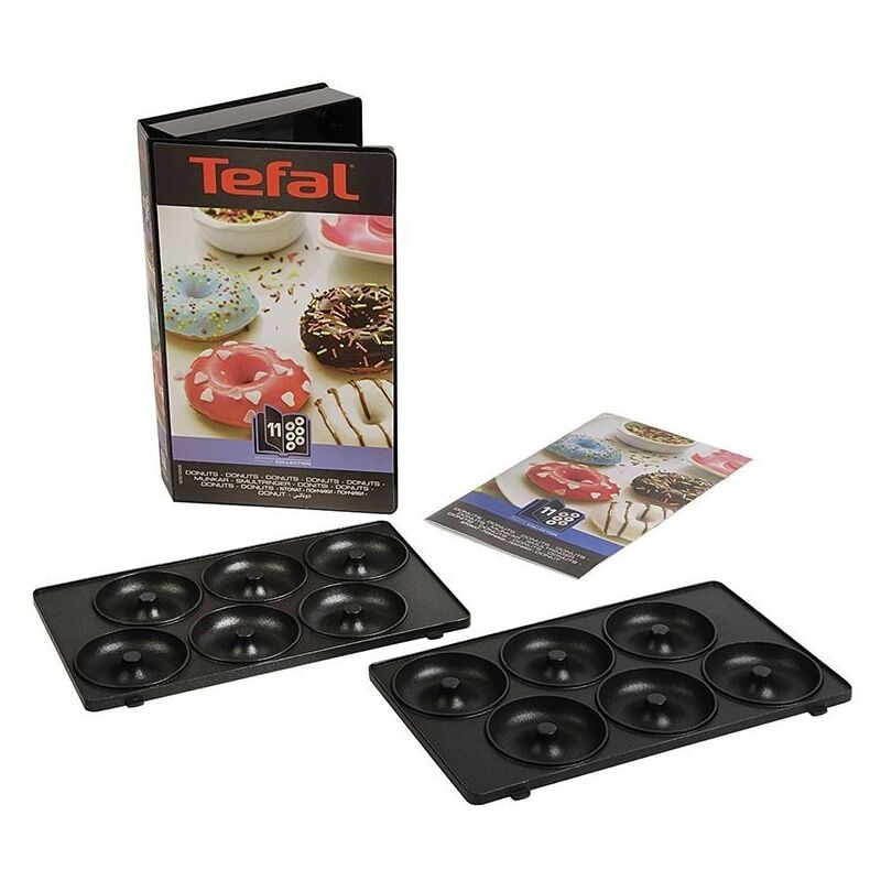 foto del prodotto seb set di 2 piastre per beignet snack piastra per waffle, tostapane tefal 3385443045386366231