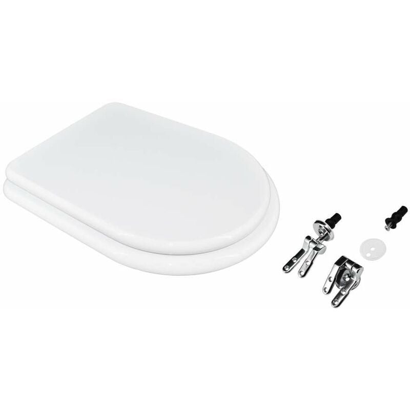 foto del prodotto seba italia sedile wc clodia bianco lucido 34.3 cm