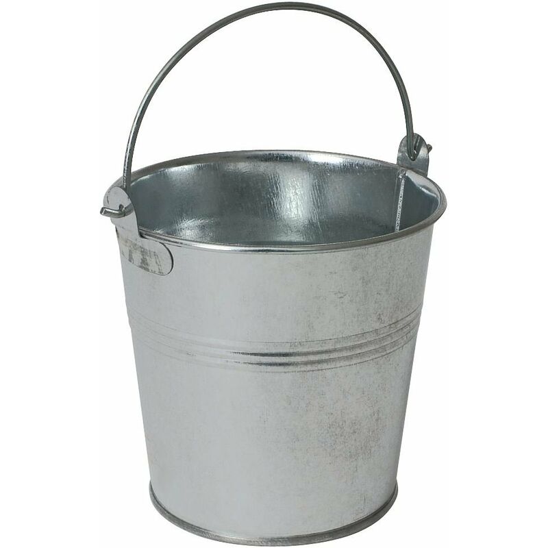 foto del prodotto secchiello di servizio, in acciaio zincato, 10 cm, nev-gsb10 - genware