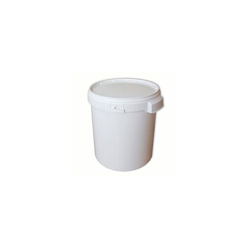 foto del prodotto secchiello in plastica da 10kg. per alimenti con manico e coperchio