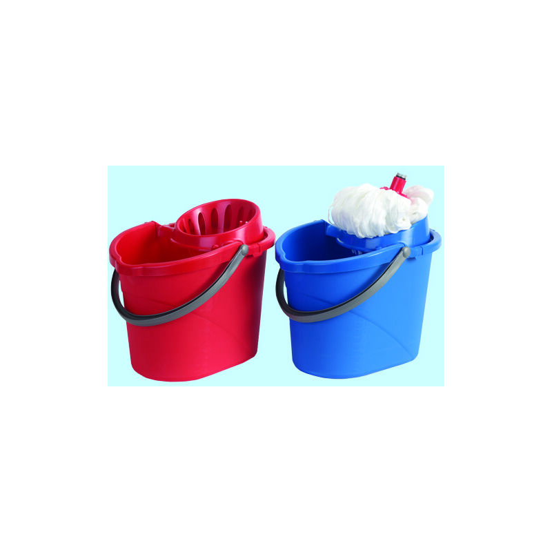 foto del prodotto secchio 14lt lavapavimento con strizzatoio mop