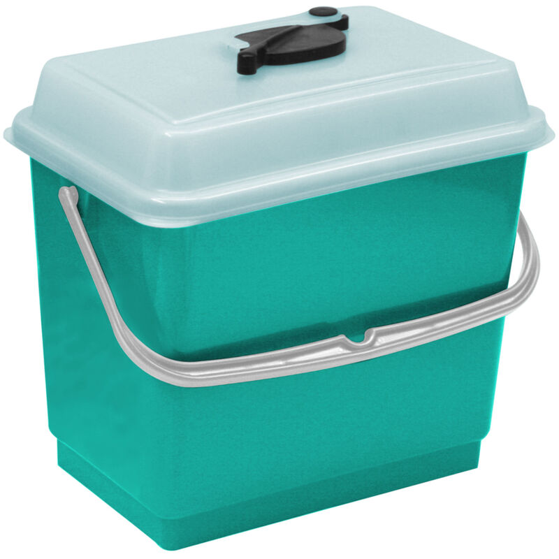 foto del prodotto secchio con coperchio 4 litri verde