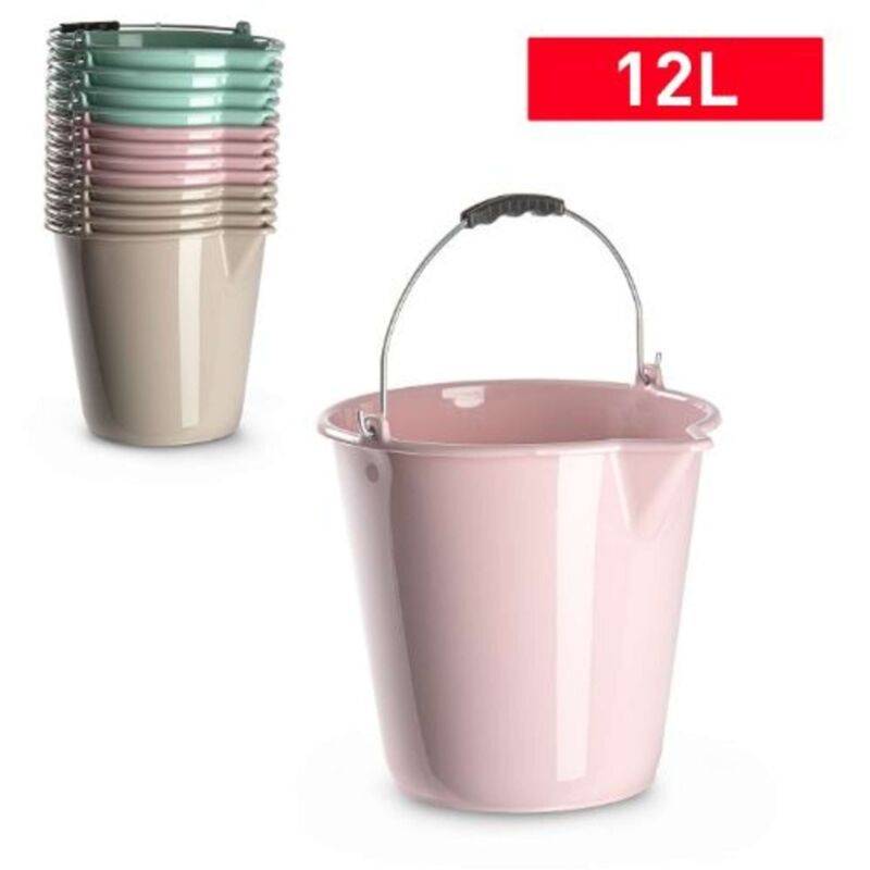 foto del prodotto secchio con manico 12lt colori assortiti 140811a pf