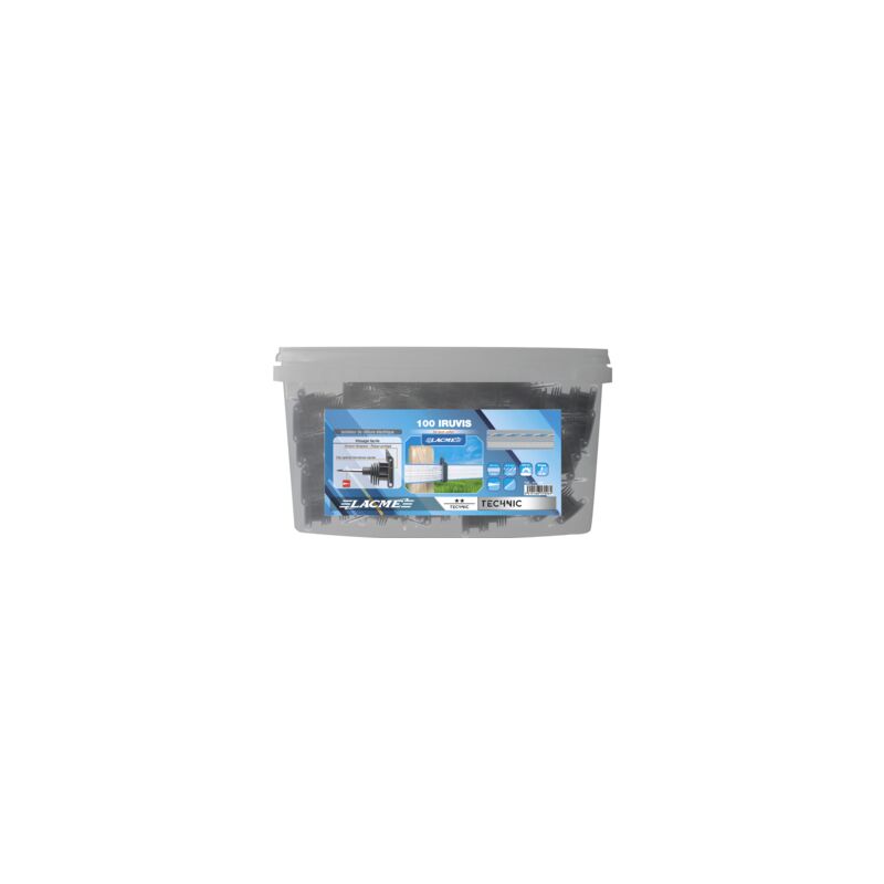 foto del prodotto secchio da 100 isolatori iruvis hpx lacme 657006