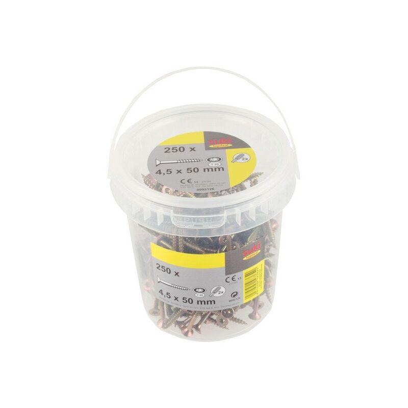 foto del prodotto secchio da 250 viti tf tx 4,5x50 mm punta t20 suki