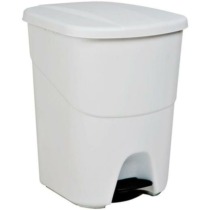 foto del prodotto secchio della spazzatura denox 40 l bianco plastica