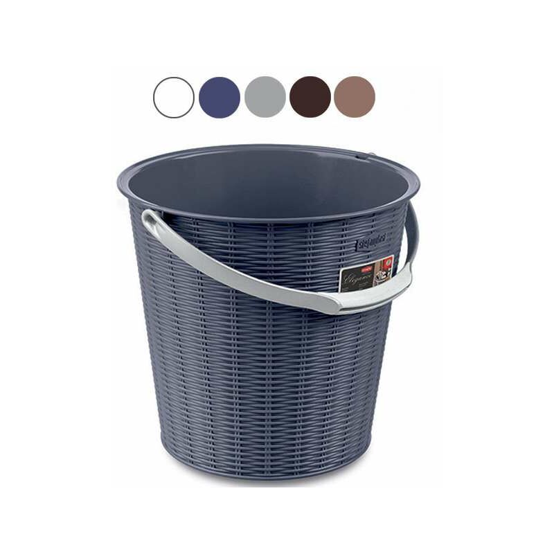foto del prodotto secchio elegance grigio l 10 stefanpl