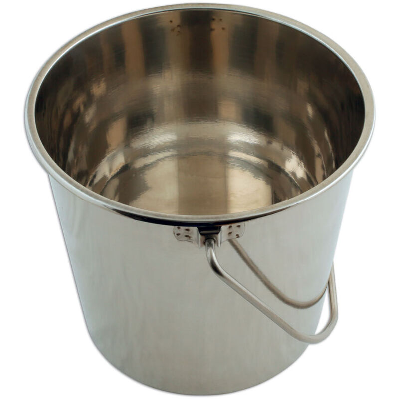 foto del prodotto secchio in acciaio inox da 12 litri laser 5929 profondo 270 mm