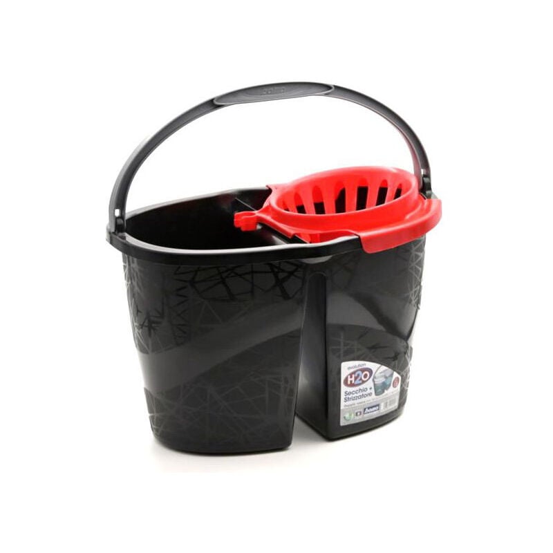 foto del prodotto secchio mocio con strizzatore h2o l 18 bama