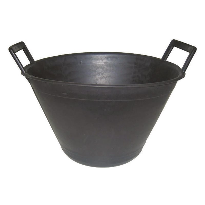 foto del prodotto secchio muratore con due manici nero cm.36 lt.10