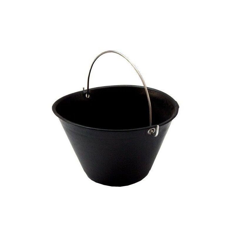 foto del prodotto secchio muratore plastica nero 34cm
