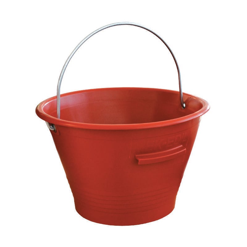 foto del prodotto secchio muratore tipo mek edil mm.360 lt.14 rosso