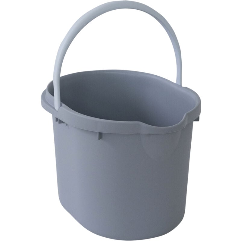 foto del prodotto secchio ovale 15l 39x28xh26cm grigio