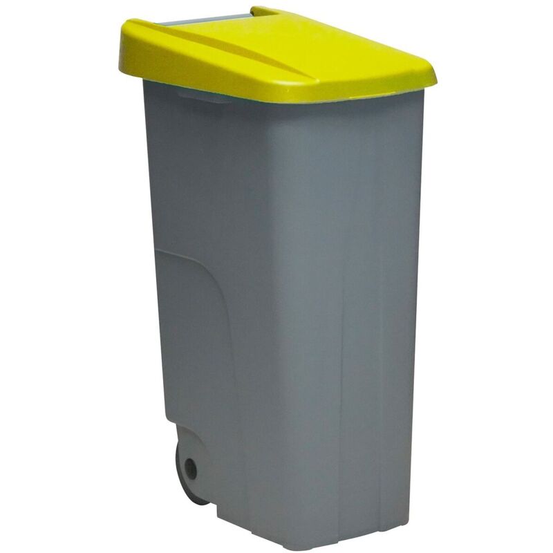 foto del prodotto secchio per raccolta differenziata denox giallo 110 l