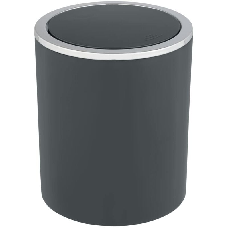 foto del prodotto secchio per rifiuti inca, 2 litri, pattumiera per wc di cortesia, secchio con coperchio oscillante per bagno, pattumiera piccola in plastica, senza