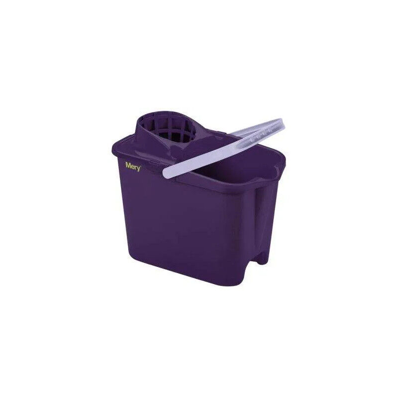 foto del prodotto secchio rettangolare 14l strizzatore lilla