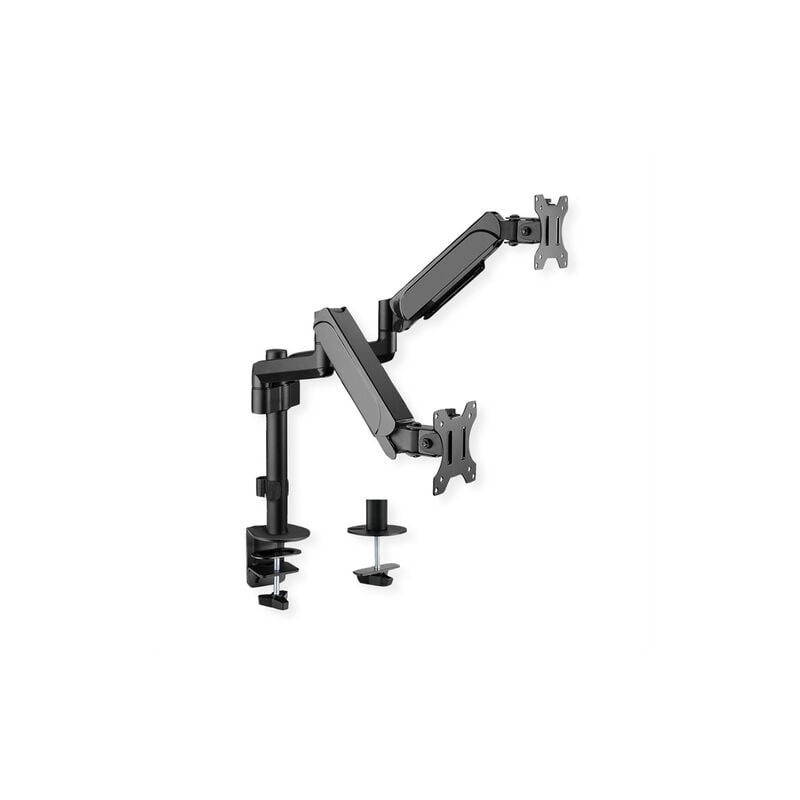 foto del prodotto secomp 17.99.1182 supporto da tavolo per tv a schermo piatto 2,06 m 81 nero parete