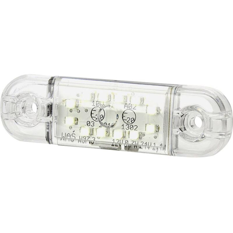 foto del prodotto secor t luce di ingombro cavi terminali luce di segnalazione anteriore 12 v, 24 v bianco vetro trasparente