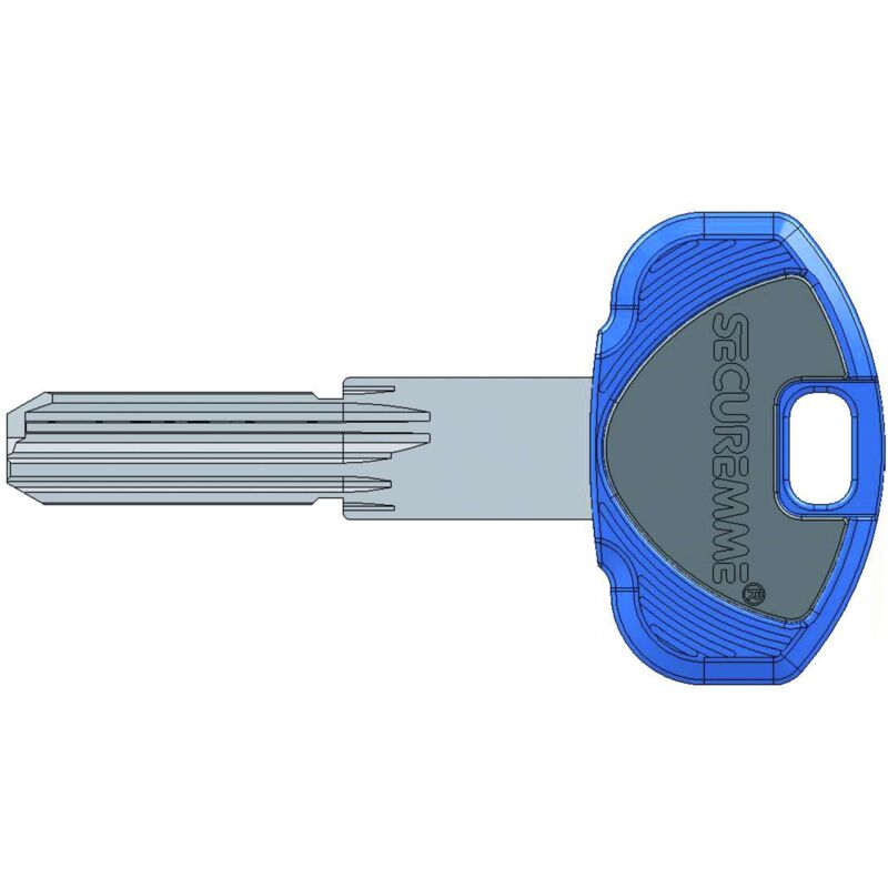 foto del prodotto securemme chiave grezza per cilindro evok1 5 pezzi