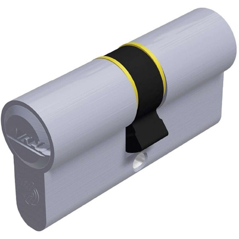 foto del prodotto securemme cilindro cromo satinato k2 5 chiavi mm. 110 50 60 