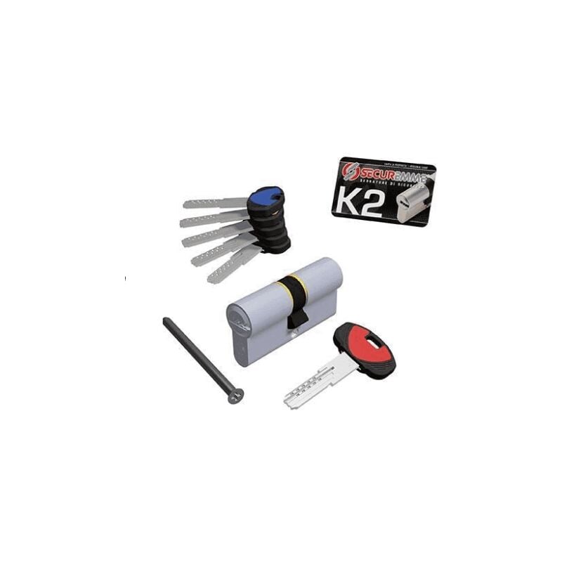 foto del prodotto securemme cilindro europeo art.3200ccs con 5 1 chiavi 50 - 60