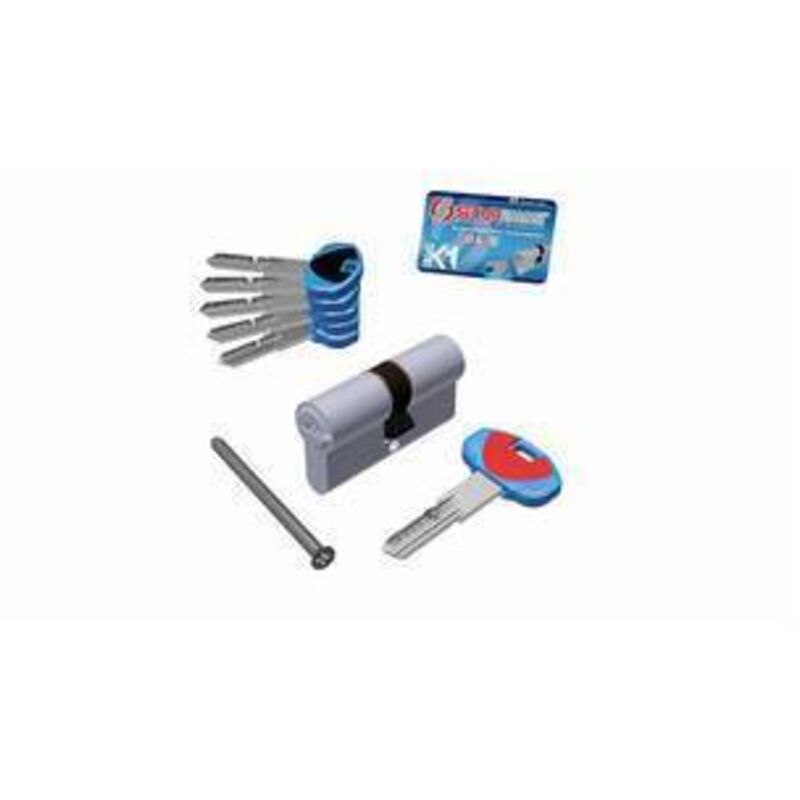 foto del prodotto securemme cilindro k1 5ch+1c 30+45 cromo sat