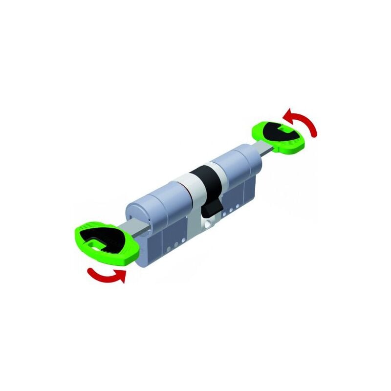 foto del prodotto securemme cilindro sagomato evo k22 top misura mm 102 41 71
