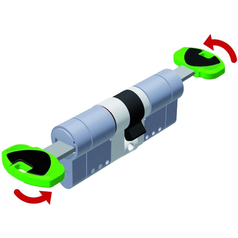 foto del prodotto securemme cilindro sagomato evo k22 top misura mm 97 31 66