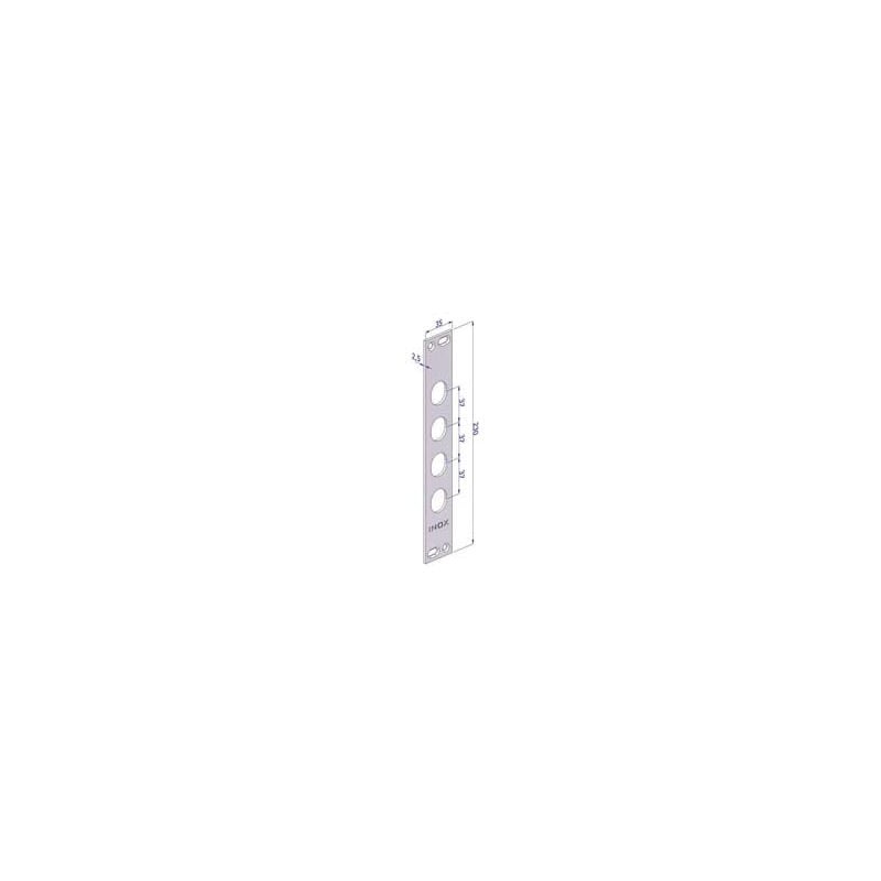 foto del prodotto securemme contropiastra p serrature porte blindate in acciaio inox int.37 cp2500 cp2500xai37 