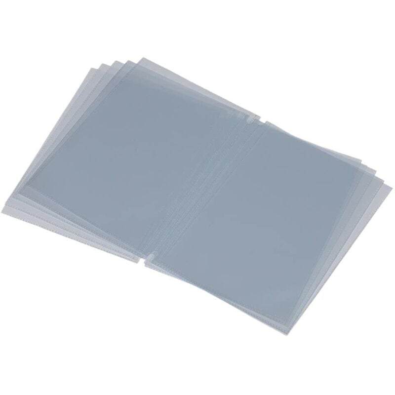 foto del prodotto securit set da 10 inserti per porta menu per caff , ristoranti, bar formato a4 trasparente