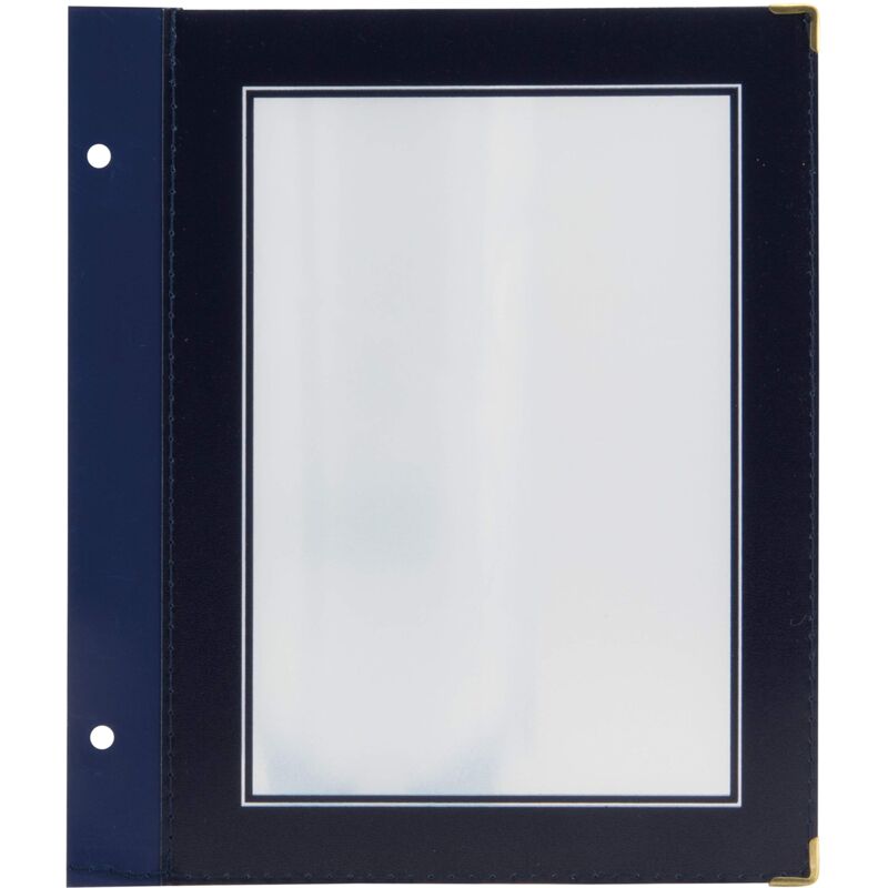 foto del prodotto securit set da 5 inserti per porta menu linea wood per caff , ristoranti, bar formato a5 colore blu