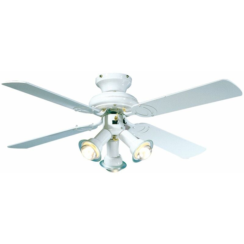 foto del prodotto securitegooddeal farelek maldives ventilatore da soffitto, diametro 107 cm, colore bianco