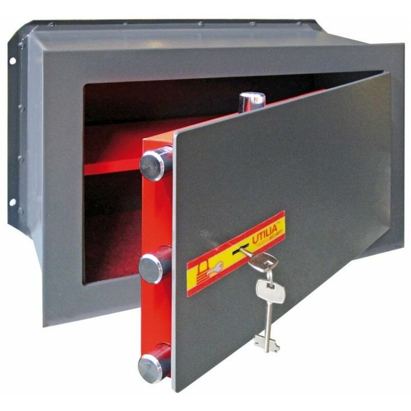 foto del prodotto security cassaforte da muro chiusura con chiave mm. 420x195x280 h