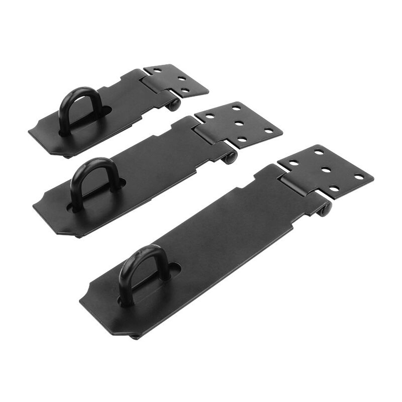 foto del prodotto security padlock hasp, stainless steel door hasp with imitation brass padlock size 3 , 4 , 5 