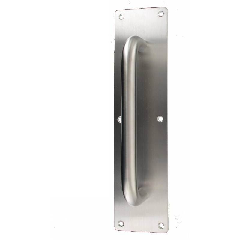 foto del prodotto secury t poign e de tirage sur plaque de propret inox ss304 300x75x2 mm