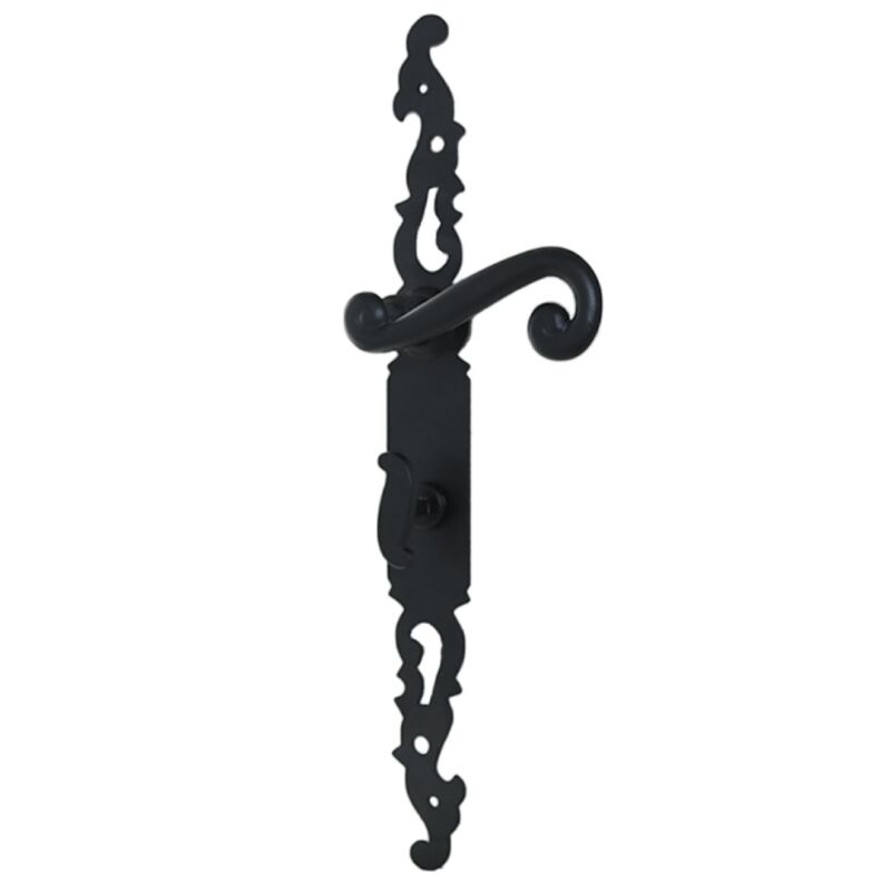 foto del prodotto secury t poign es de porte fer forg coq noir 330x36 mm