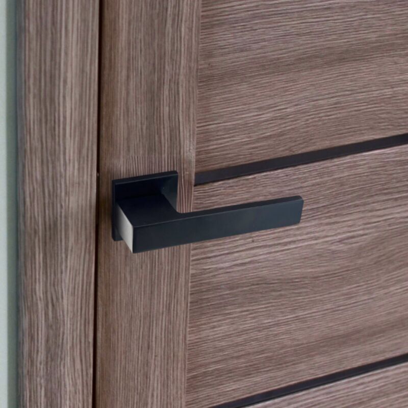 foto del prodotto secury t poign es de porte sur rosace noir mat mod le mathilda