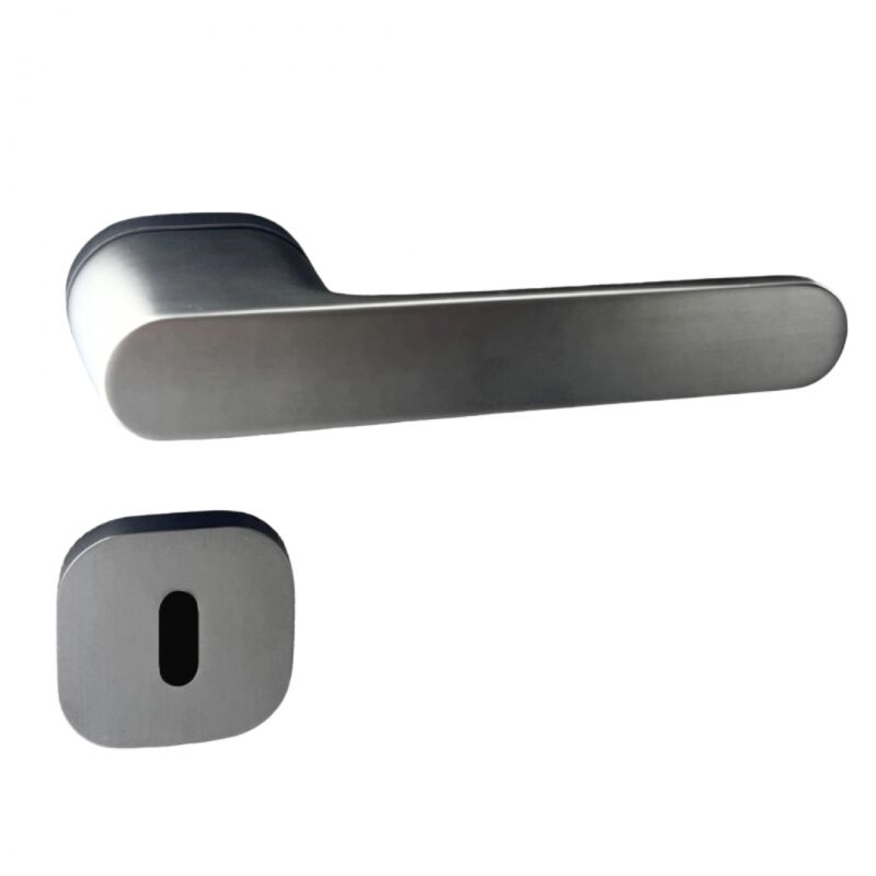foto del prodotto secury t poign es de porte sur rosace oblongue canon de fusil gris anthracite mod le marina