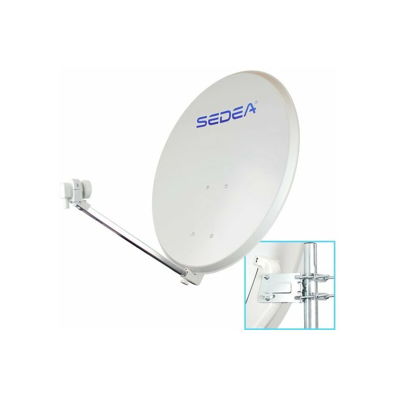 foto del prodotto sedea parabola quick 65 lnb in acciaio elettrozincato