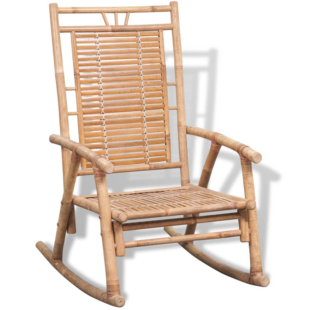 foto del prodotto sedia a dondolo in bamboo cod mxl 53918