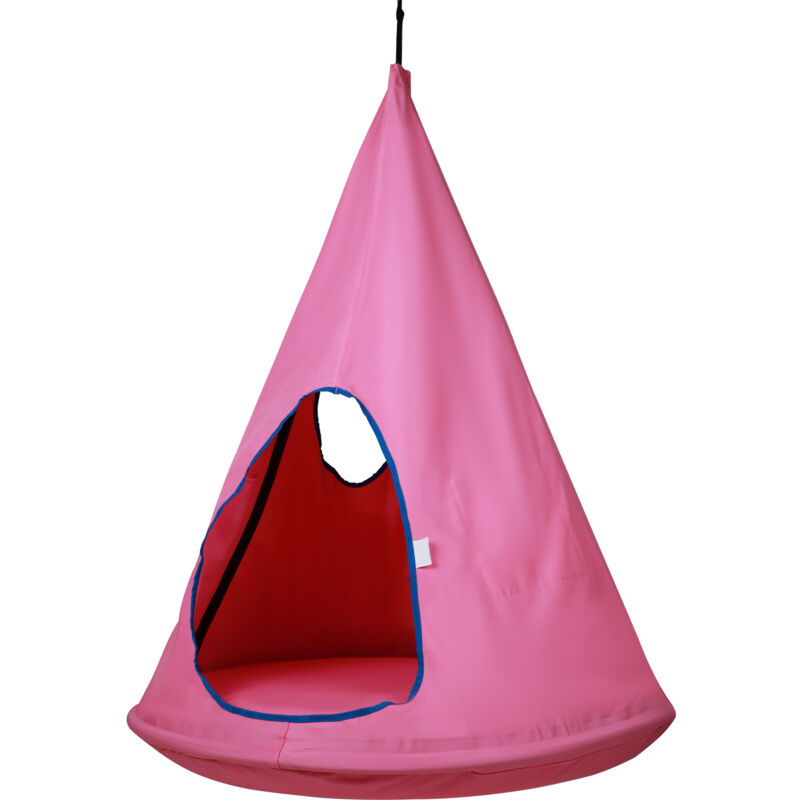 foto del prodotto sedia a nido per bambini, sedia a sospensione per bambini con corda regolabile, sedia a sospensione per bambini per uso interno ed esterno 39 x