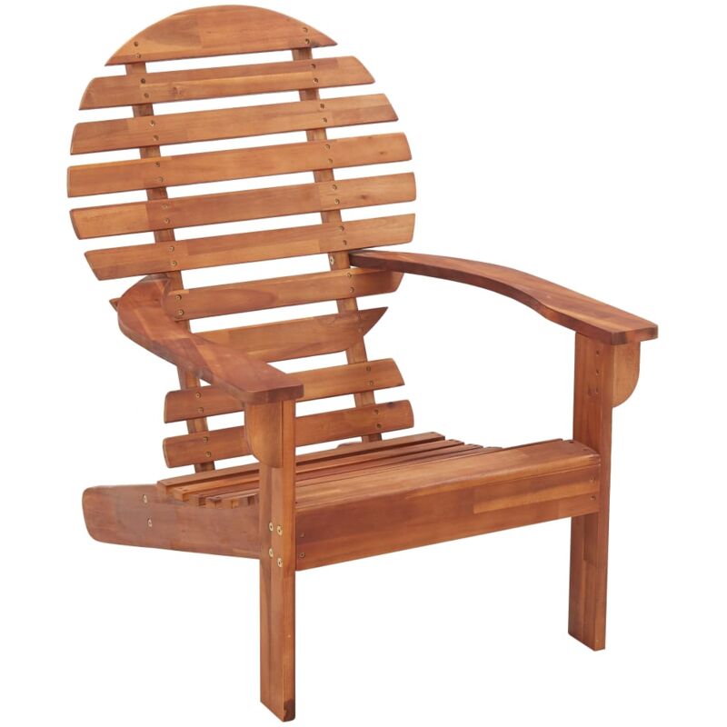 foto del prodotto sedia adirondack in legno massello di acacia vidaxl