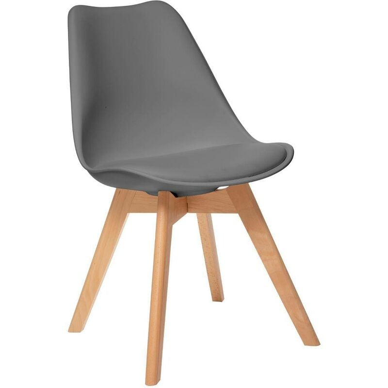 foto del prodotto sedia baya gambe in faggio grigio ardesia atmosphera cr ateur d int rieur