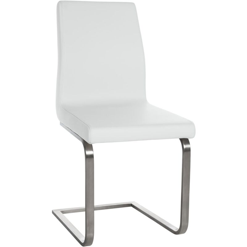 foto del prodotto sedia belfort in similpelle bianco