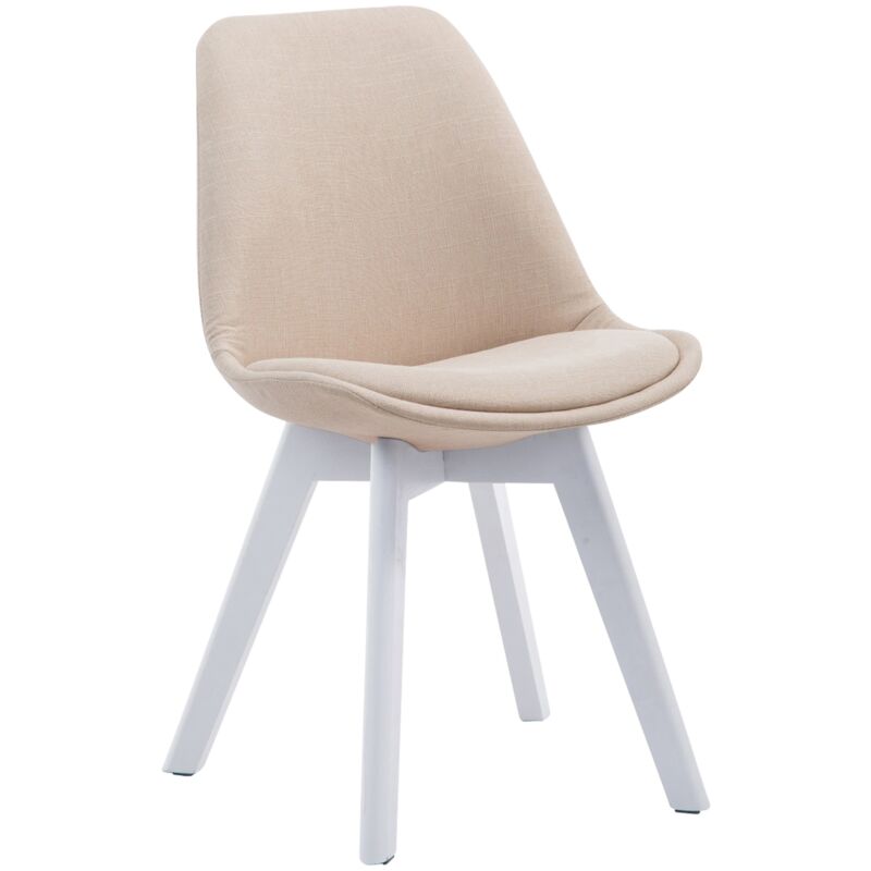 foto del prodotto sedia borneo tessuto v2 crema bianco